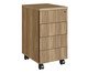 Gaveteiro 4 Gavetas Concept Home Office Nogal Sevilha, wood pattern | WestwingNow