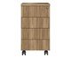 Mesa Escrivaninha Gaveteiro  Concept Home Office Nogal - Preto, wood pattern | WestwingNow
