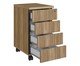 Mesa Escrivaninha Gaveteiro  Concept Home Office Nogal - Preto, wood pattern | WestwingNow