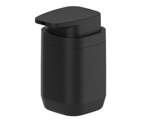 Porta Sabonete Líquido Aura Preto, Preto | WestwingNow