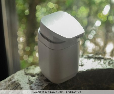 Porta Sabonete Líquido Aura Branco | Westwing
