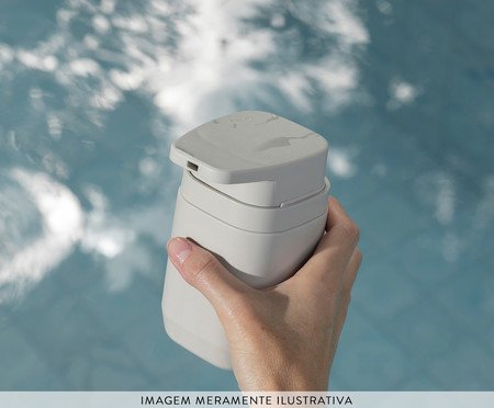Porta Sabonete Líquido Aura Branco | Westwing