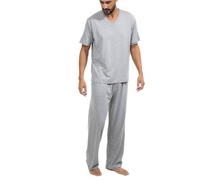 Pijama Masculino Comfty Cinza I
