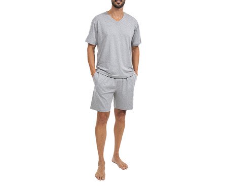 Pijama Masculino Comfty Cinza II