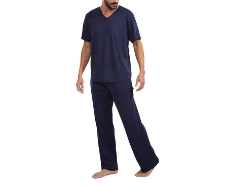 Pijama Masculino Comfty Azul Marinho I