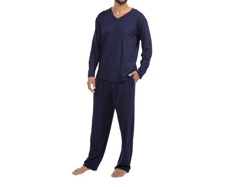 Pijama Masculino Comfty Azul Marinho III