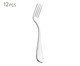 Jogo de Garfos para Sobremesa em Inox Croisé, Prata ou Metálico | WestwingNow