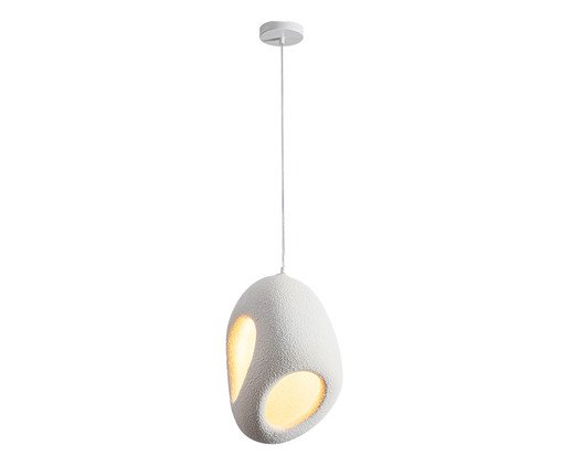 Pendente Gypsum Branco I Bivolt, Branco | WestwingNow