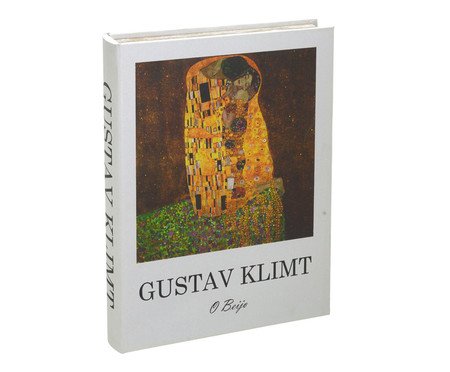 Caixa de Livro Decorativa Gustavo Klimt