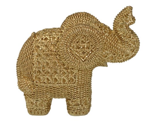 Elefante Decorativo Loxodonta, gold | WestwingNow