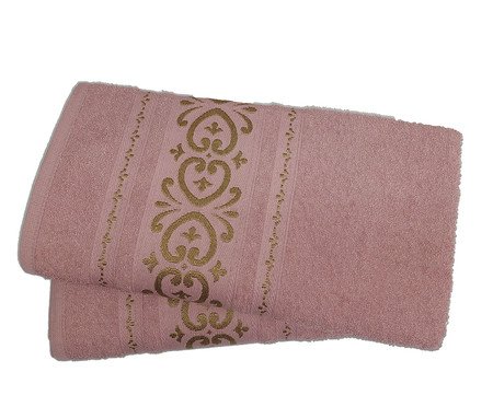 Toalha de Banho Afeto Rose - 75X150cm | Westwing