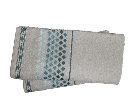 Toalha de Banho Ternura Cinza - 75X150cm | Westwing