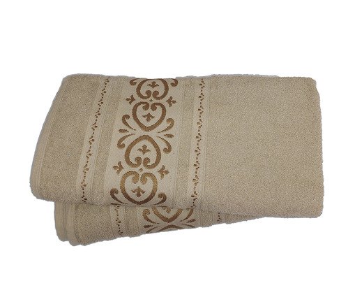 Toalha de Banho Afeto Areia - 75X150cm, multicolor | WestwingNow