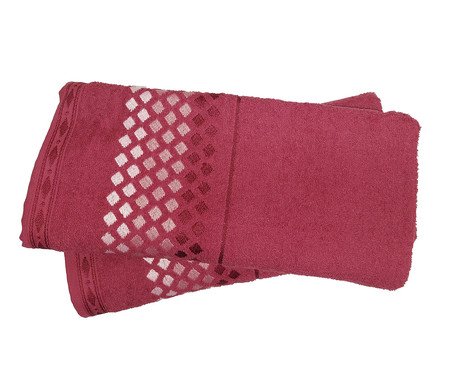 Toalha de Banho Ternura Vinho - 75X150cm | Westwing
