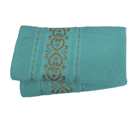 Toalha de Banho Afeto Jade - 75X150cm | Westwing