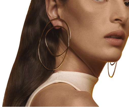 Brinco Kifo Banho de Prata, silver or metallic | WestwingNow