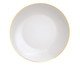 Prato Fundo com Filete Dourado Anna, Branco | WestwingNow