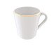 Xícara para Café com Filete Dourado Elisa, Branco | WestwingNow