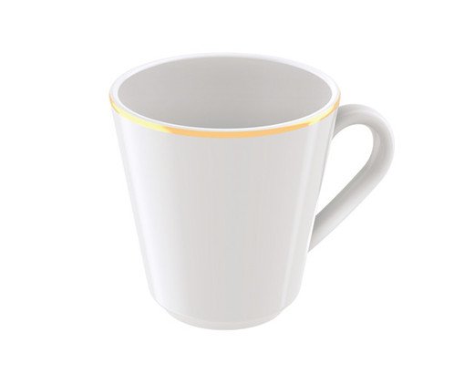 Xícara para Café com Filete Dourado Elisa, Branco | WestwingNow