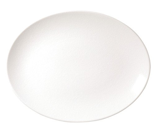 Travessa Oval de Porcelana Quartzo, Branco | WestwingNow