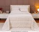 Cobre-leito Linho Dupla Face - Trigo, beige | WestwingNow