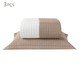 Cobre-leito Plaza Dupla Face - Amendoa/Palha, beige | WestwingNow