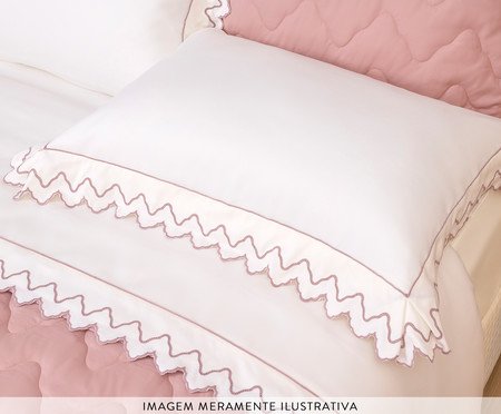 Fronha Organic com Laise - Rose | Westwing