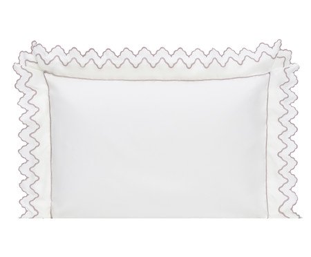Fronha Organic com Laise - Rose