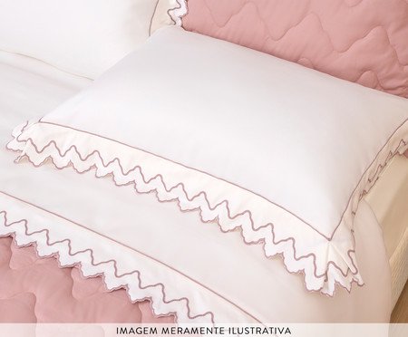 Jogo de Colcha Organic - Rose | Westwing
