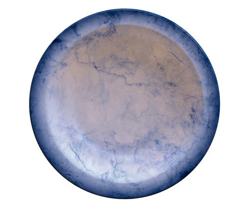 Prato Fundo em Porcelana Peixes, Azul | WestwingNow