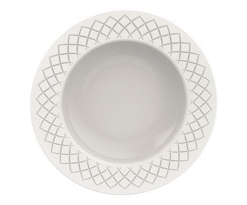 Prato Fundo em Porcelana Alr Ingrid Ho, Branco | WestwingNow