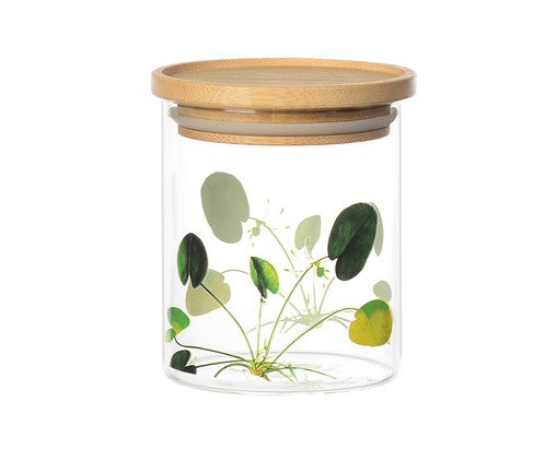 Porta Mantimento Redondo Natureza Viva, transparente | WestwingNow