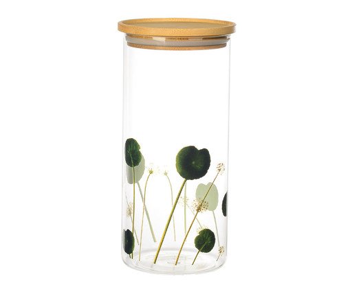 Porta Mantimento Redondo Natureza Viva, transparente | WestwingNow