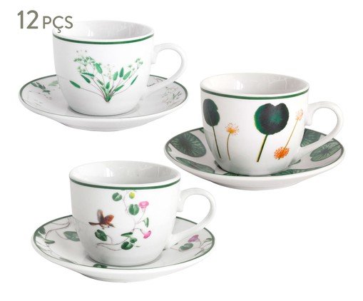 Jogo de Xícaras para Café Natureza Viva, colorido | WestwingNow