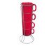 Jogo de Xícaras para Café Striatto Vermelho, vermelho | WestwingNow