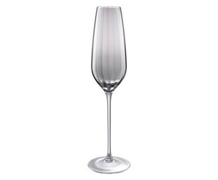Taça para Champanhe Celebrare Fumê | Westwing