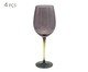 Jogo de Taças para Vinho Twilight, cinza | WestwingNow