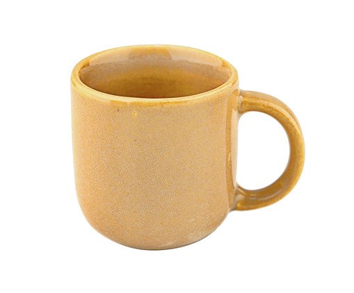 Caneca em Cerâmica Sotille Amarelo, bege | WestwingNow