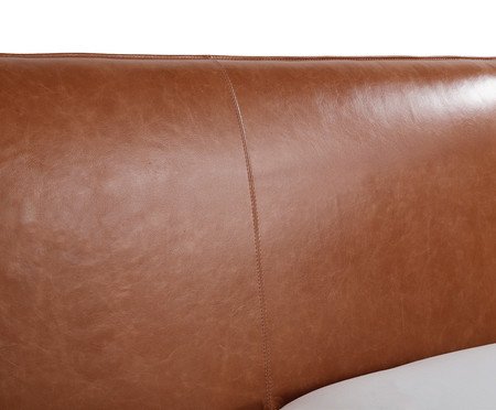 Cabeceira em Couro Sova Caramelo | Westwing