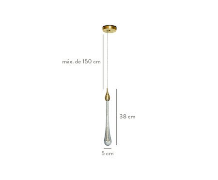 Pendente Shine Dourado  - Bivolt | Westwing