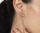 Brinco Bubble Cristal Ouro 18K, gold | WestwingNow