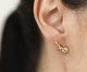 Brinco Bubble Cristal Ouro 18K, gold | WestwingNow