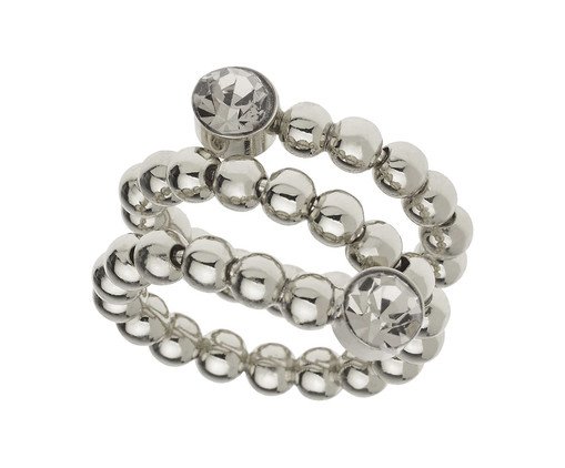 Anel Bubble Prata - Tamanho 17, silver or metallic | WestwingNow