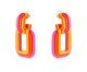 Brinco Elos Camadas P Living Coral, Colorido | WestwingNow