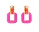 Brinco Elos Camadas P Living Coral, Colorido | WestwingNow