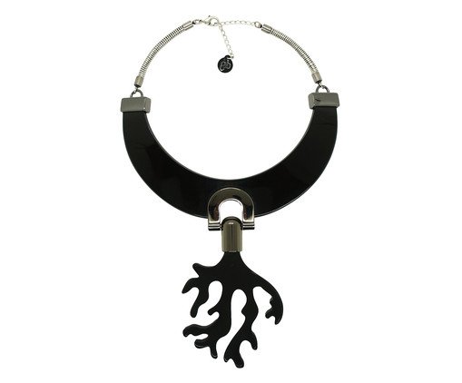 Colar Coral Preto, Preto | WestwingNow