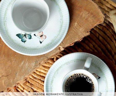 Jogo de Xícaras para Café Bio Refúgio Animal | Westwing