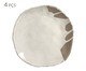 Jogo de Pratos Raso Orgânico Eco Stone Pampa Branco, Bege | WestwingNow