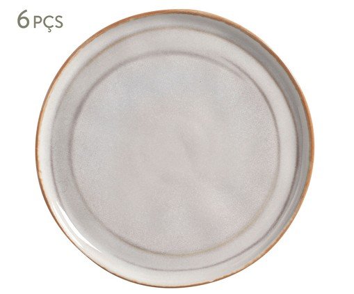 Jogo de Pratos Raso Bio Tempus Étnico, Cinza | WestwingNow