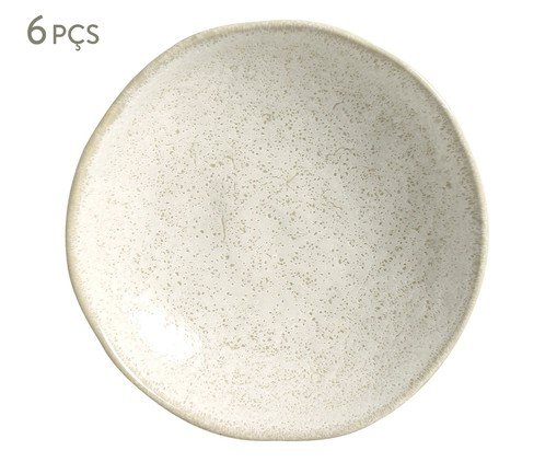 Jogo de Pratos Fundo Orgânico Vanilla Cru, Bege | WestwingNow